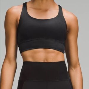 Lululemon Energy Longline Bra *Medium Support,
B-D Cups color: black size: 8